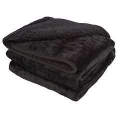 two black towels stacked on top of each other