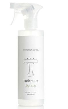 a bottle of bathroom soap on a white background