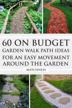 garden walk path ideas for an easy movement around the garden