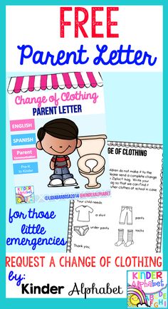 the free parent letter is an easy way to help children learn how to use it