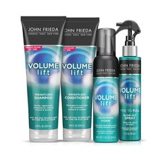 Save 10% — Volume Lift Hair Care Bundle I John Frieda Volumizing Hair Products, Volumizing Mousse, Volumizing Hair, Curl Conditioner, Curl Shampoo, Fragrance Ingredients, John Frieda, Flat Hair, Full Hair