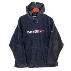 Vintage Nike Fleece Sweater Jacket Large Black Pullover Y2k Spellout Size/Measurements (Based in inches) Size - Large Pit to pit - 25.5" Length - 27" Shoulder to cuff - 21.5" Condition / Details (FLAWS) Combined Shipping: We provide combined shipping, please contact us for a quote Nike Vintage, Nike Fleece, Fleece Sweater, Pullover Men, Vintage Nike, Large Black, Sweater Jacket, Pullover Sweaters, Sweater Outfits