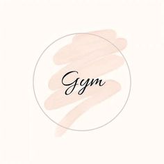 the word glyn written in cursive writing on a white background with a circle around it