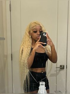 Simple Vibes, Blonde Deep Wave, Mirror Flicks, Pink Jordans, Mirror Pics