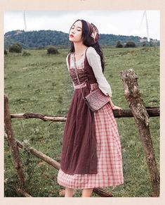 Cottage Witch aesthetic dresses, Village Witch Cottagecore Dress Cottagecore Dresses, Cottagecore Clothes, Cottagecore Outfits, Cotton Long Dress, Cottagecore Fashion, Dress Cottagecore, Cottagecore Dress, Mori Girl, Moda Vintage