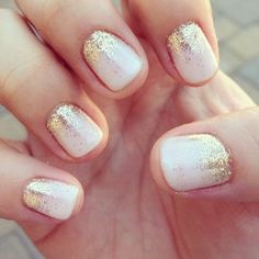 White Gold Glitter Ombre Nails for winter Ombre Nails Glitter, Creative Nail Designs, Nail Art Wedding, Bohol, Orange Nails, Nailed It, Manicure Y Pedicure, Creative Nails, Summer Makeup