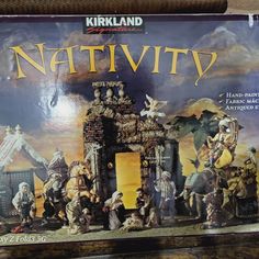 a board game with an image of nativity on it