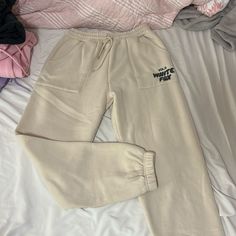 Never Worn!!! Yellow Sweatpants, Jnco Jeans, Boutique Pants, Sweatsuit Set, Workwear Jacket, Black Sweatpants, Grey Sweatpants, White Fox, Nike Tennis Dress