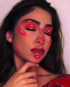 Creative Makeup Photography, Artsy Makeup, Makeup Tumblr, Artsy Ideas, Makeup Tutorial Eyeshadow, Photoshoot Makeup