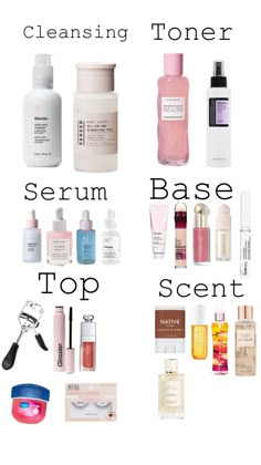 Skincare Routine For Makeup, Skin Care Routine 2023, Birthday Skincare Routine, Skincare Things To Buy, Skincare Wishlist Ideas, Skin Care Wishlist, Face Layers, Skincare Routine Aesthetic, Wishlist Skincare