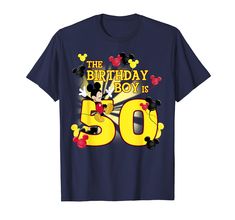 PRICES MAY VARY. Officially Licensed Disney Mickey And Friends Apparel 19DNMC00234A-001 Lightweight, Classic fit, Double-needle sleeve and bottom hem Disney Apparel, Birthday Girl T Shirt, Girl T Shirt, Birthday Boy, Disney Outfits, Mickey And Friends, 40th Birthday, Friend Birthday, Birthday Girl