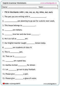 an english worksheet with words and pictures