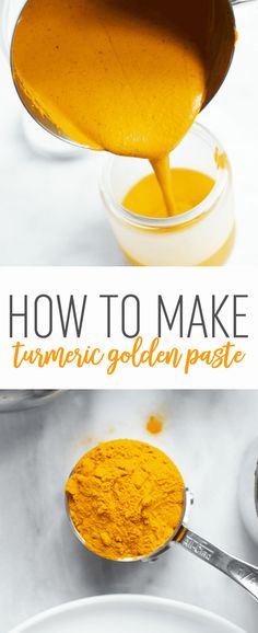 how to make turment golden paste