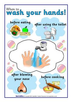 a poster with instructions on how to wash your hands