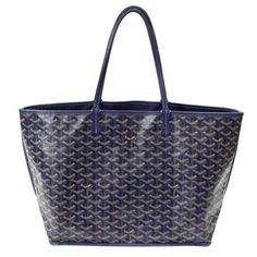 Goyard Anjou, Goyard Tote Bag, Goyard Tote, Navy Girl, Goyard Bag, Blue Tote, Fancy Bags, Pretty Bags, Designer Items