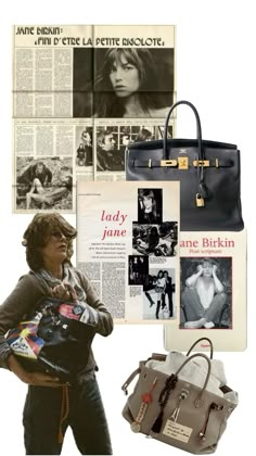 Sac; Birkin; sac de rêve; Jane Birkin; livre Jane Birkin Hermes, Jane Berkin, Jane Birkin Aesthetic, Jane Birkin Style, Boss Outfit, Dream Bag, Aesthetic Bags, State Of Grace, Handbag Essentials