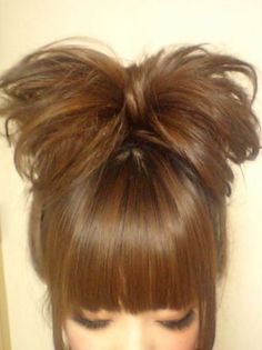 Bow Bun, Hair Stylies, Hair Reference, Dream Hair, Aesthetic Hair, Hair Designs, Bun Hairstyles, Pretty Hairstyles