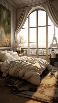 Parisian Interior Design Romantic French Bedroom, Parisian Style Interior, Parisian Interior Design, Art Deco Style Interior, Elegant Kitchen Design, Smart Kitchen, Minimalist Room