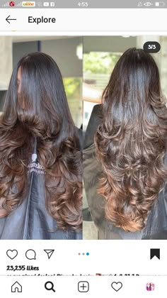 Haircuts For Long Hair Straight, Trendy Layered Hairstyles, Indian Hair Cuts, Long Hair With Layers, Long Shiny Hair, Hair Curling Tips, Long Layered Haircuts