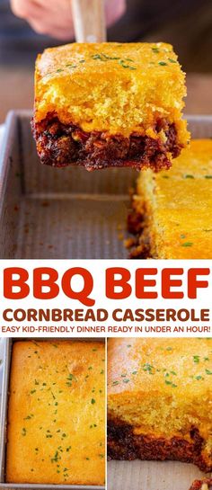 the recipe for this cornbread casserole is easy and delicious