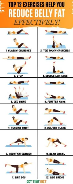 Exercise Chart, Lower Belly Fat, Lose Belly Fat Workout, Lower Belly, Gym Workout For Beginners