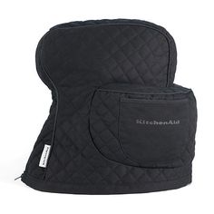 the kitchenaid oven mitt is made from black material