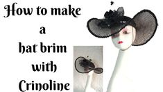 How To Make Hats, Make A Hat, Felted Hats, Hats And Fascinators, Hat Tip, Fabric Flower Brooch, Different Materials, Hat Decoration