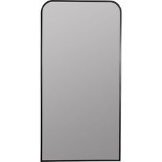 an empty mirror on a white background