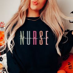 Welcome Friends, A beautiful boho intensive care nurse design.  This cute ICU nurse crewneck sweatshirt is a pre-shrunk, a classic fit sweater that's made with air-jet spun yarn for a soft feel and reduced pilling. The design is screen printed onto a Gildan 18000 UNISEX Sweatshirt. This item ships within 3-7 days from the purchase date. See product images for the sizing chart. Expressive designs to gift wear and love Perfect gift for nurse appreciation ★Free Shipping★ Soulange Designs loves sharing designs that connect in a very meaningful way.  Thanks for stopping by * Message us if you have any questions or PERSONALIZATION requests **Looking for a different style/fit or color? Feel free to message us and we will be more than happy to create something special just for you! * K E E P * S H Sweater For Nurses, Nurse Instructor, Nurse Educator, Music Sweatshirts, Nurse Design, Country Sweatshirts, Nurse Sweatshirt, Welcome Friends, Gift For Nurse