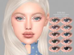 Sims 4 Cc Blue Eyes, Sims 4 Eyeshapes Cc, The Sims 4 Mods Eyes, Eye Sims 4 Cc, Sims 4 Eye Shape Cc, Mod The Sims 4 Make Up, Sims 4 Cc Eye Shape, Sims Cc Eyes, Sims 4 Eye Cc