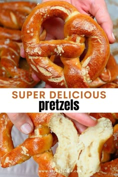 How to make soft pretzels with a 5-ingredient dough (vegan optional!) and super simple process. Plus, several flavor pretzel varieties too! Homemade Baking, Tasty Snacks, Cleaning Advice