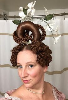 1830 Hairstyles, 1830s Hairstyles, 1830s Hair, Victorian Era Hairstyles, Historical Hairstyles, 1830s Fashion, Romantic Era, Victorian Hairstyles, Bright Hair