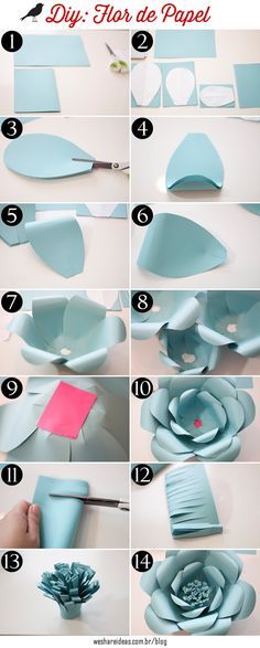 how to make paper flowers out of construction paper - step by step instructions on how to make paper flowers