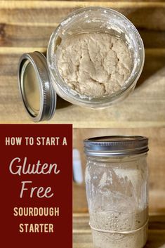 how to start a gluten free sourdough starter in a mason jar