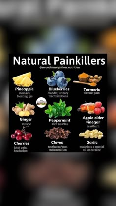 Natural Pain Killers, Herbal Remedies Recipes, Sick Remedies, Holistic Health Remedies, Food Health Benefits, Natural Healing Remedies, Healing Remedies, Healing Foods, Home Health Remedies