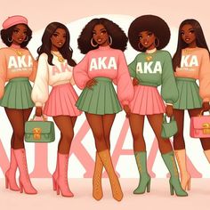 Aka Poses, Sorority Paraphernalia, Alpha Kappa Alpha Sorority Paraphernalia, Girls Png, Aka Sorority, Alpha Kappa Alpha Sorority, Sorority Designs, Sorority Sisters, Alpha Kappa Alpha