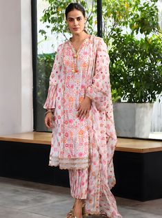 Elevate your ethnic wardrobe with our exquisite collection of Pakistani straight kurtis paired stylish pants. Perfect for any occasion, these outfits seamlessly blend traditional designs contemporary elegance. Made from high-quality fabrics, feature intricate embroidery, elegant prints, and a flattering cut that exudes sophistication Impress Everyone With Your Stunning Look By Wearing this gorgeous Ethnic Set. The Trendy Work & Designs Speak A Language Of Elegance And Felinity, Using The Finest Quality Fabrics And Is Trendy Fashionable As Well As Comfortable. It Is Light In Weight And Will Be Soft For Your Skin. A Pretty Kurta To Wear At Parties, Functions Or Just Casually Which Is Stylish & comfortable To Wear For Women Or This Kurti And You Will Be A Fashion Statement Every Time