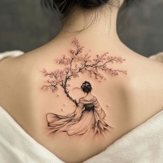 Cherry Blossom Tree Tattoo Tattoo Art Set Spanish Tattoos, Men's Tattoos, Masculine Tattoos, Pretty Tattoo