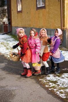 Swedish Easter, Easter Image, Mickey Easter, Cherry Festival, Childhood Fears, Swedish Traditions, Jesus Is Risen, Swedish Girls, Easter Morning