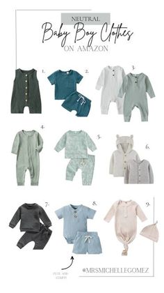 Kirkland Clothes, Summer Neutral Outfits, Clothes From Amazon, Wardrobe Colors, Michelle Gomez, Baby First Outfit, Amazon Baby