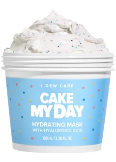 PRICES MAY VARY. ✅ WHO IS I DEW CARE: Seriously Fun Skincare. We make fun formulas that seriously work. Smile-inducing K-beauty for her, him, they, and everyone. ✅ ABOUT ICE CREAM FRANCHISE: A series of wash-off masks and cleanser inspired by yummy, colorful ice cream that we simply can't resist! Signature flavors include Berry Groovy, Matcha Mood, and Cake My Day. ✅ CAKE MY DAY: This sprinkle wash-off mask has rainbow sprinkles, hyaluronic acid & a birthday cake scent (that smells yummy enough Skin Care For Face, Cake My Day, I Dew Care, Face Mask Brush, Korean Face Mask, Teen Skincare, Colorful Ice Cream, Skin Care Face Mask, Rainbow Sprinkles