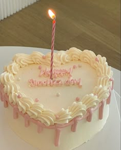 Cake Pretty, White Birthday Cakes, Pink Birthday Cakes, 18th Birthday Cake, I Regret