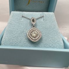 Excited to share the latest addition to my #etsy shop: 0.72Ct Diamond Pendant Necklace, Round Diamond Double Halo Drop Pendant Diamond Necklace 14k White Gold, Bridal Necklace https://etsy.me/3OOfbZw #white #christmas #geometric #diamond #women #whitegold #artdeco #pav Gold Bridal Necklace, Geometric Diamond, Bridal Necklace, Drop Pendant, White Christmas