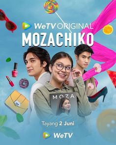 the movie poster for we've original mozachiko starring two young people