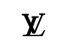 a black and white logo with the letter l in it's center, on a white background