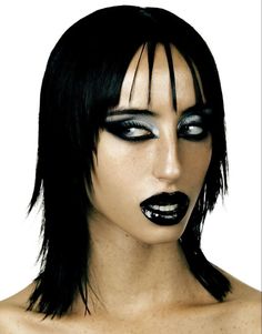 Rock Makeup, Punk Makeup, White Makeup, Swag Makeup, Star Makeup, Alternative Makeup, Unique Makeup