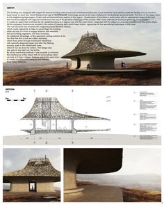 some type of structure that looks like it is made out of wood and has been constructed into