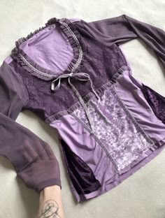 Purple Combo Outfit, Purple Aesthetic Outfit Grunge, Deep Purple Outfit, Maddie Hatter, 90s Emo, Fairy Grunge Style, Eclectic Outfits, Monster High Aesthetic