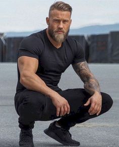 Barba Hipster, Blonde Beard, Beards And Mustaches, Long Beard Styles, Man With A Beard, Modele Fitness, Bald With Beard