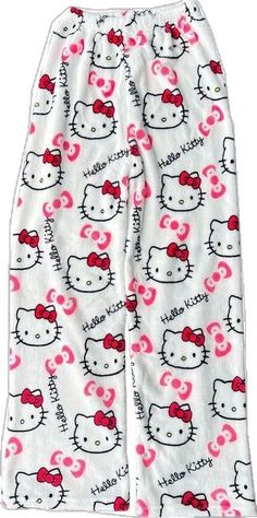 Cartoon Pajama Pants, Hello Kitty Pajama Pants, Comfy Sleepwear, Images Hello Kitty, Christmas Pajama Pants, Kitty Clothes, Hello Kitty Clothes, Pj Bottoms, Winter Mode